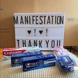 Colgate and Crest Sensitive Pro Health Whitening Bundle